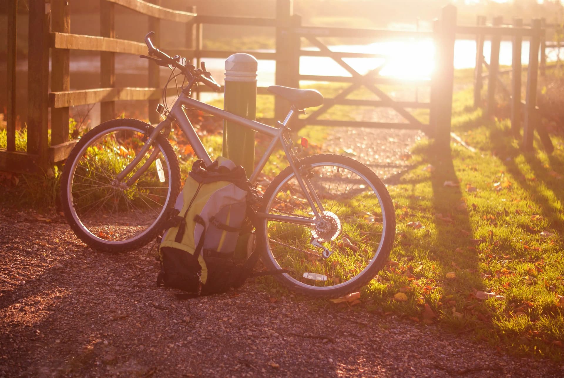 Bike ready for a ride adventure